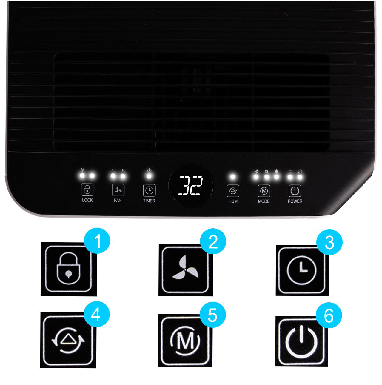 Dezumidificator electronic de aer DH-20330, 20 l, 330 W, MalTec ML110340