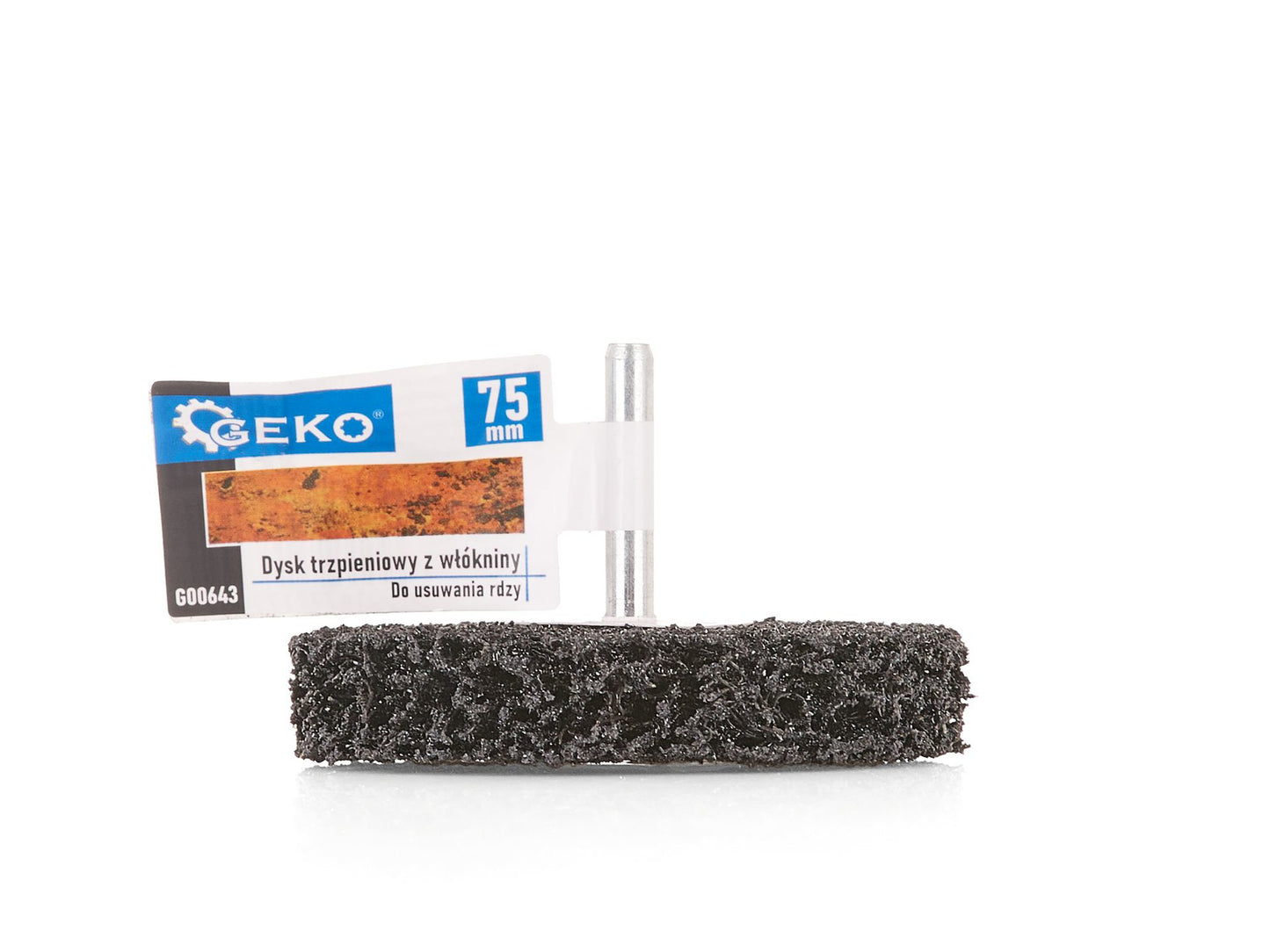 Disc abraziv pentru indepartarea ruginii, 75 mm, Geko G00643