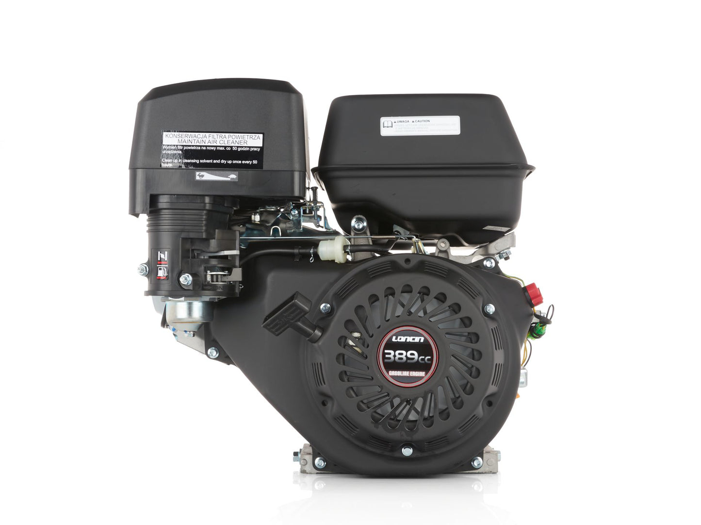 Motor pe benzina Loncin G390F, 13 cp, 25 mm, Geko G80249