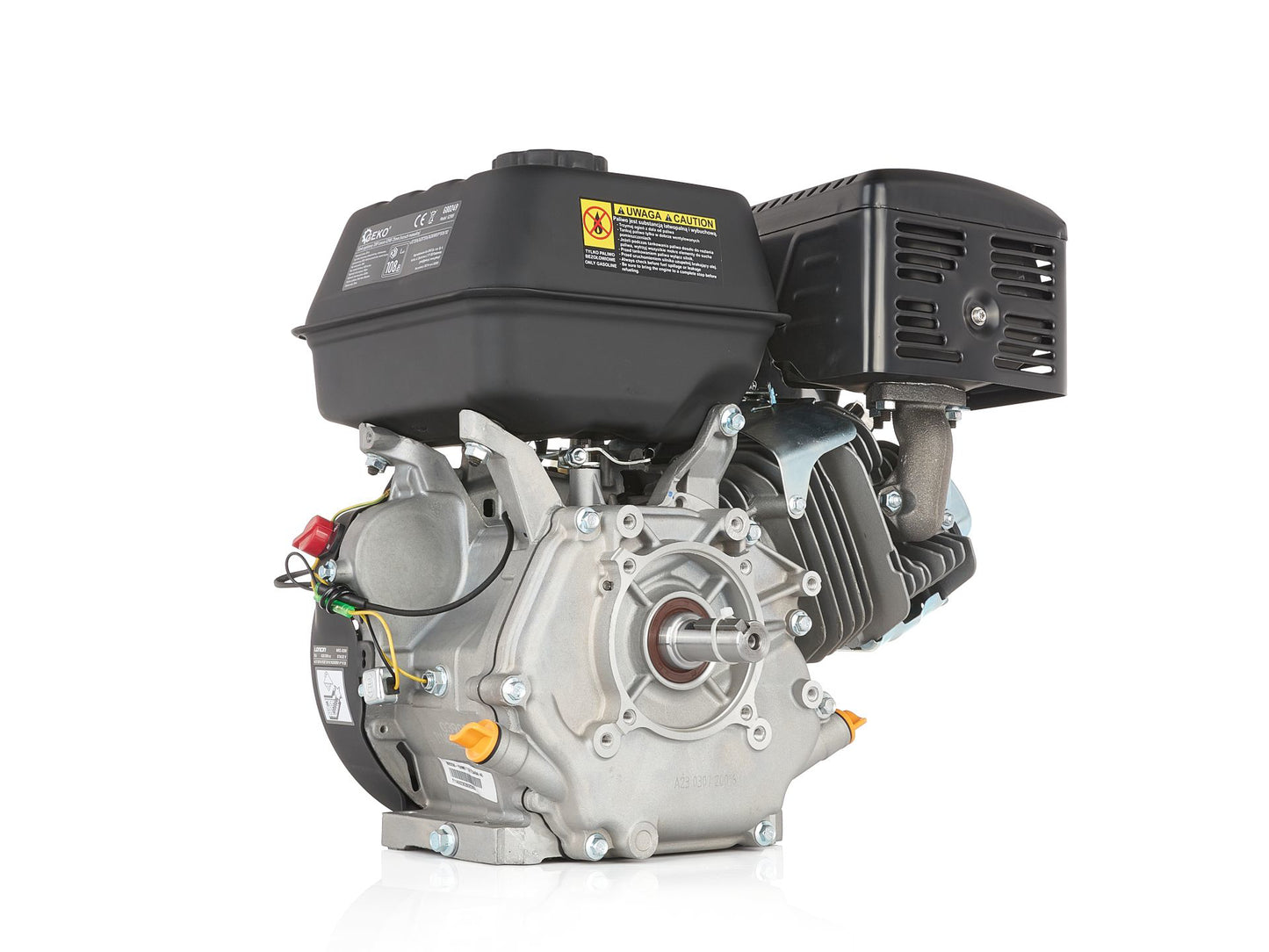 Motor pe benzina Loncin G390F, 13 cp, 25 mm, Geko G80249