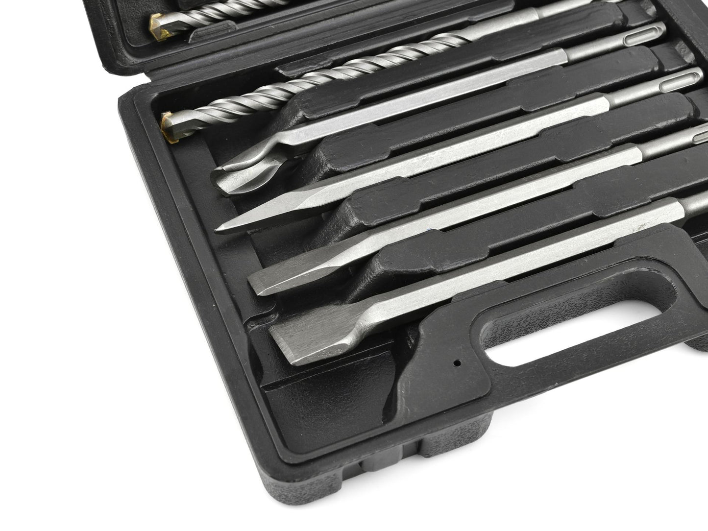 Set burghiu si dalta SDS Plus, 17 bucati, Geko G40035