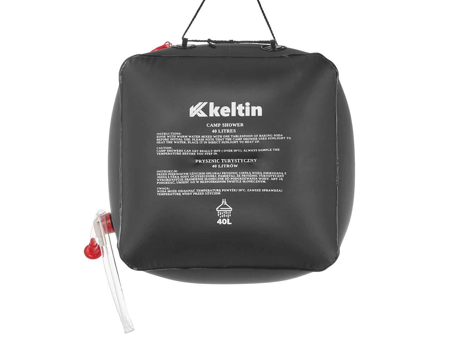 Dus portabil pentru camping, 40 l, Keltin K00401