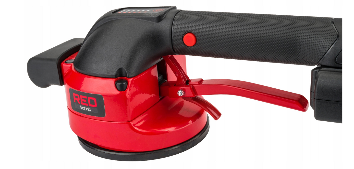 Ventuza vibranta pentru gresie si faianta cu acumulator, 18 V, Red Technic RTAPW0010