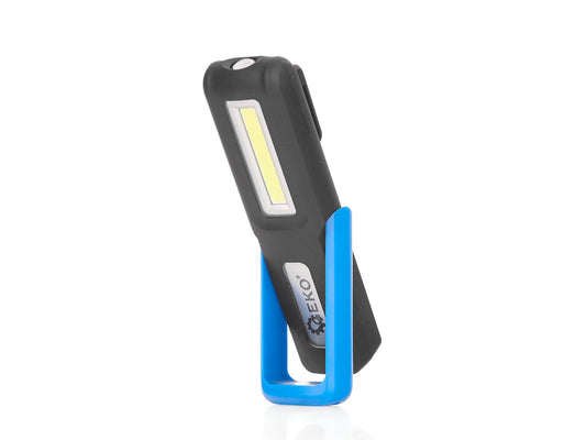 Lanterna LED COB de atelier cu suport si magnet, 1200 mAh, Geko G15113