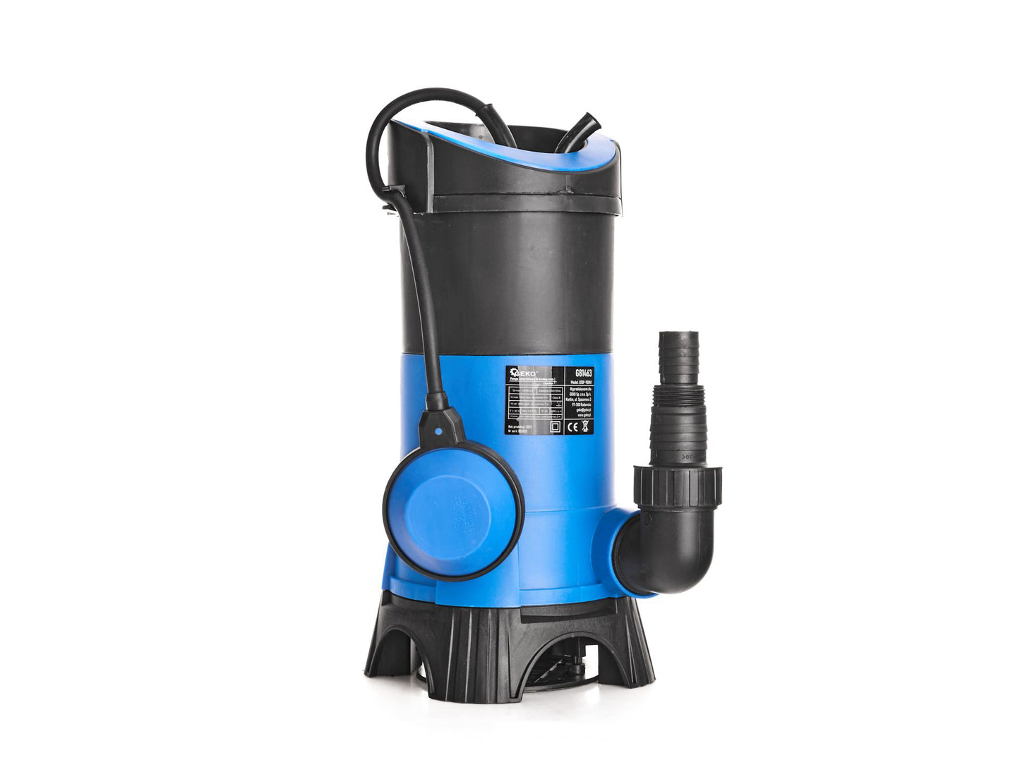 Pompa submersibila cu flotor pentru apa murdara, 900 W, Geko G81463