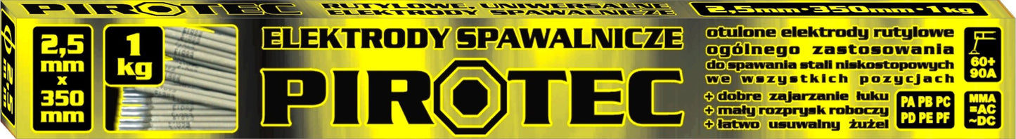 Electrozi rutilici Pirotec, 2.5 x 350 mm, Harder HD0042