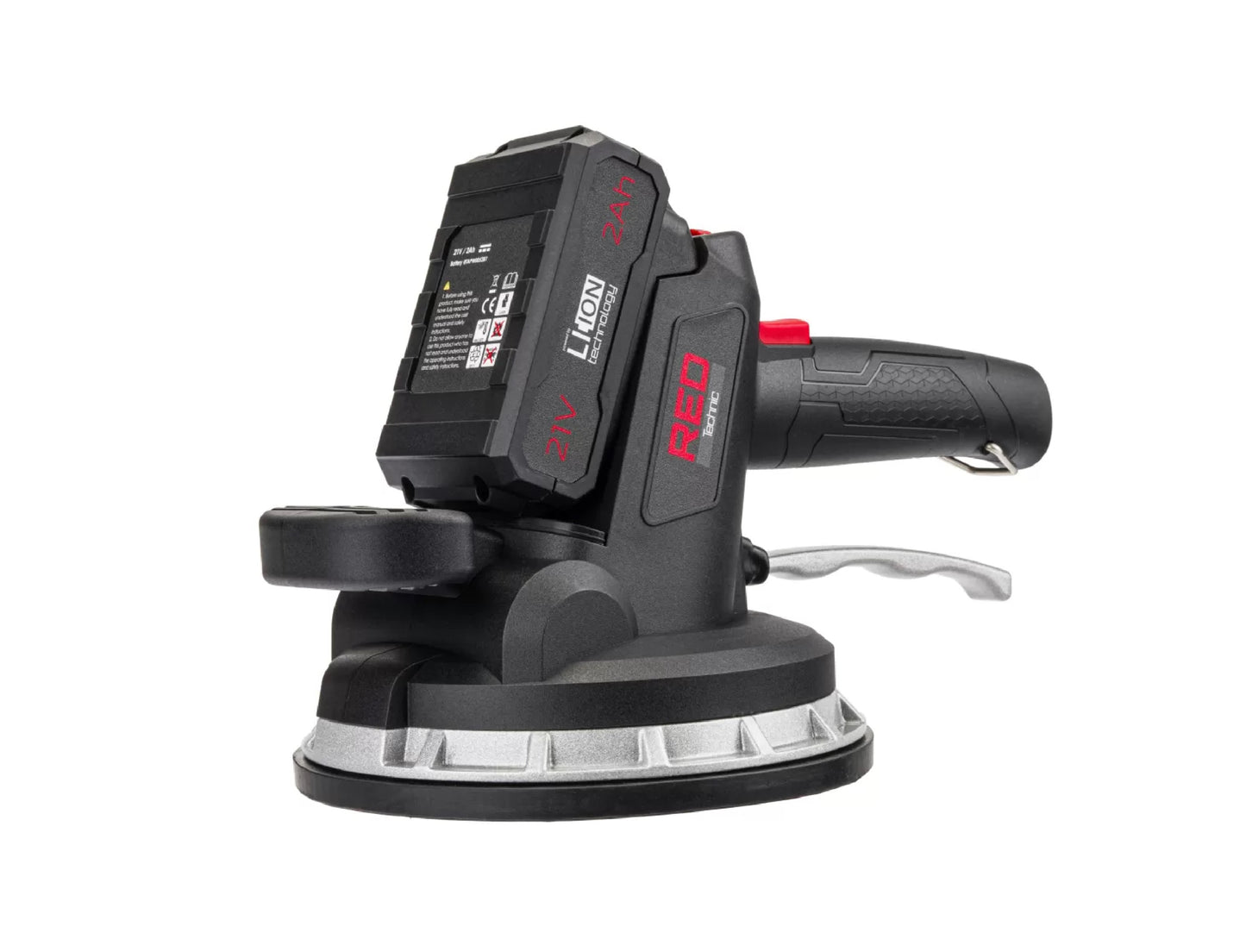 Masina cu ventuza vibranta pentru placi, 21 V, Red Technic RTAPW0053
