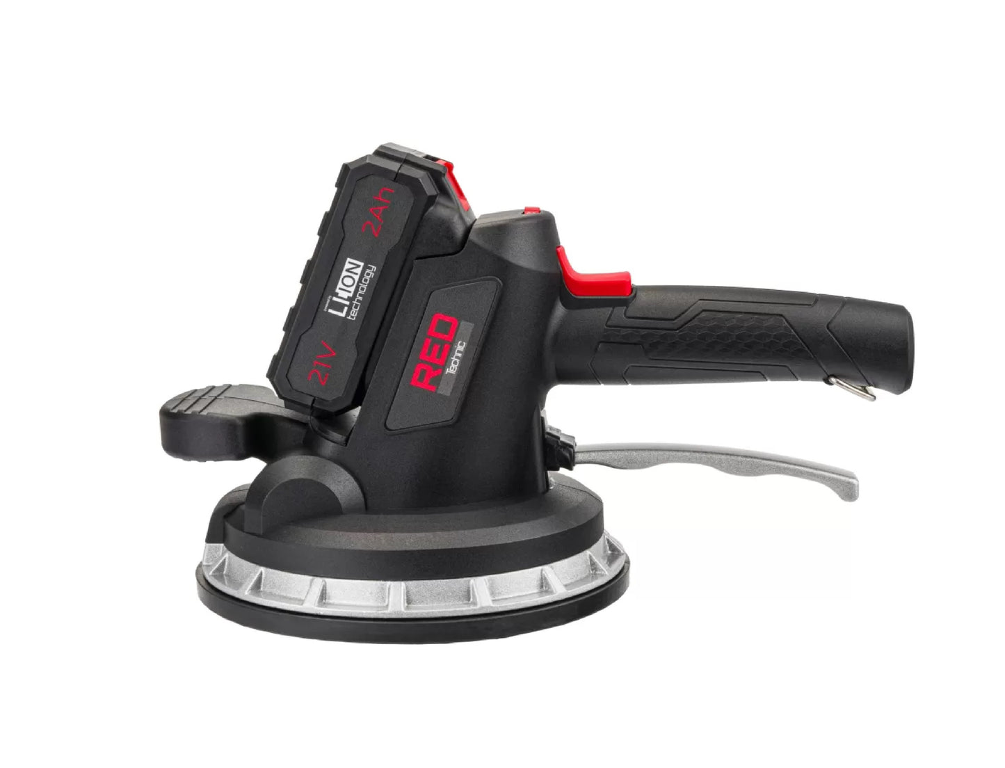 Masina cu ventuza vibranta pentru placi, 21 V, Red Technic RTAPW0053
