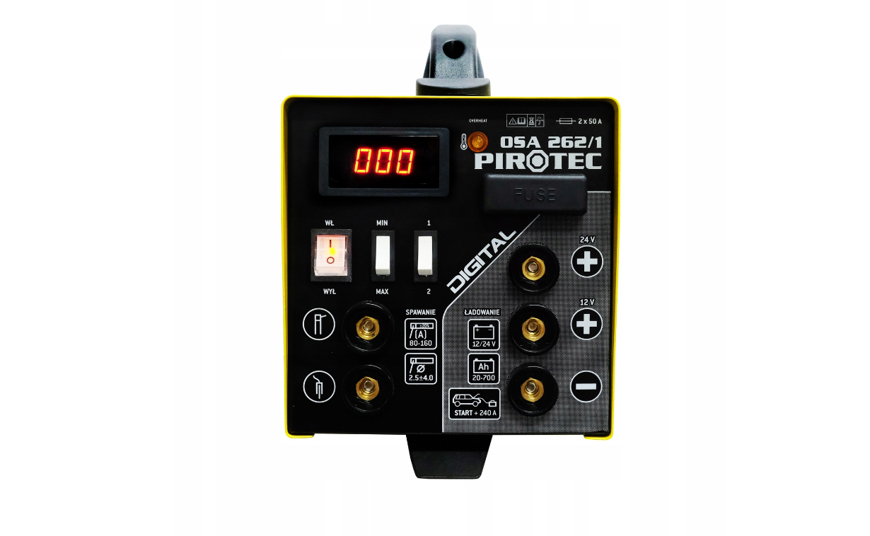 Aparat de sudura si redresor Pirotec OSA 262 / 1 Combo, Harder HD0107