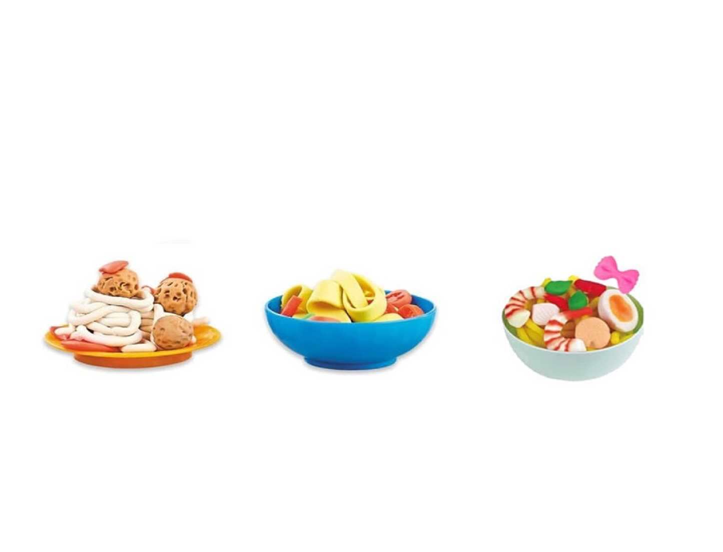 Jucarie pentru facut paste din plastilina cu accesorii, 19 elemente, 30 cm, MalPlay 110227