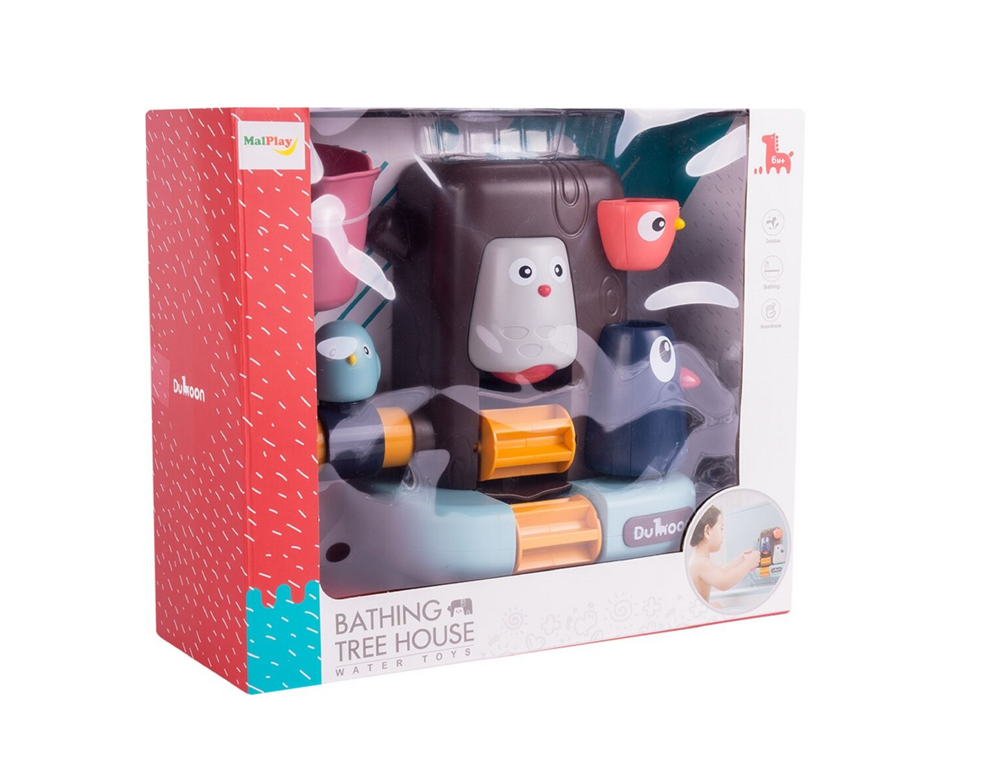 Jucarie de baie pentru bebelusi tip cascada, 25 cm, MalPlay 110512