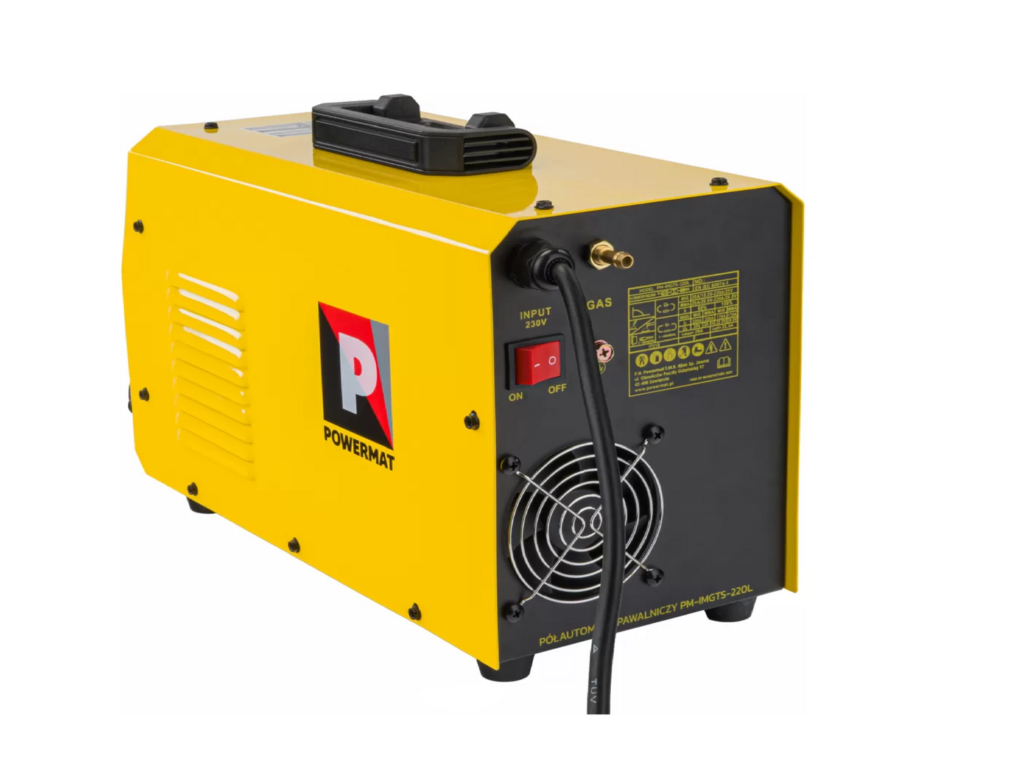 Aparat de sudura tip invertor Migomat MIG / MAG / MMA / TIG, 220 A PM-IMGTS-220L, Powermat PM1240