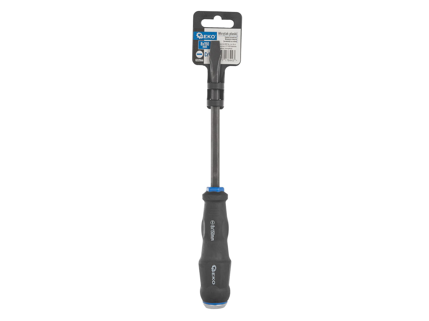 Surubelnita dreapta, 8 x 150 mm CR-V, Geko G32066