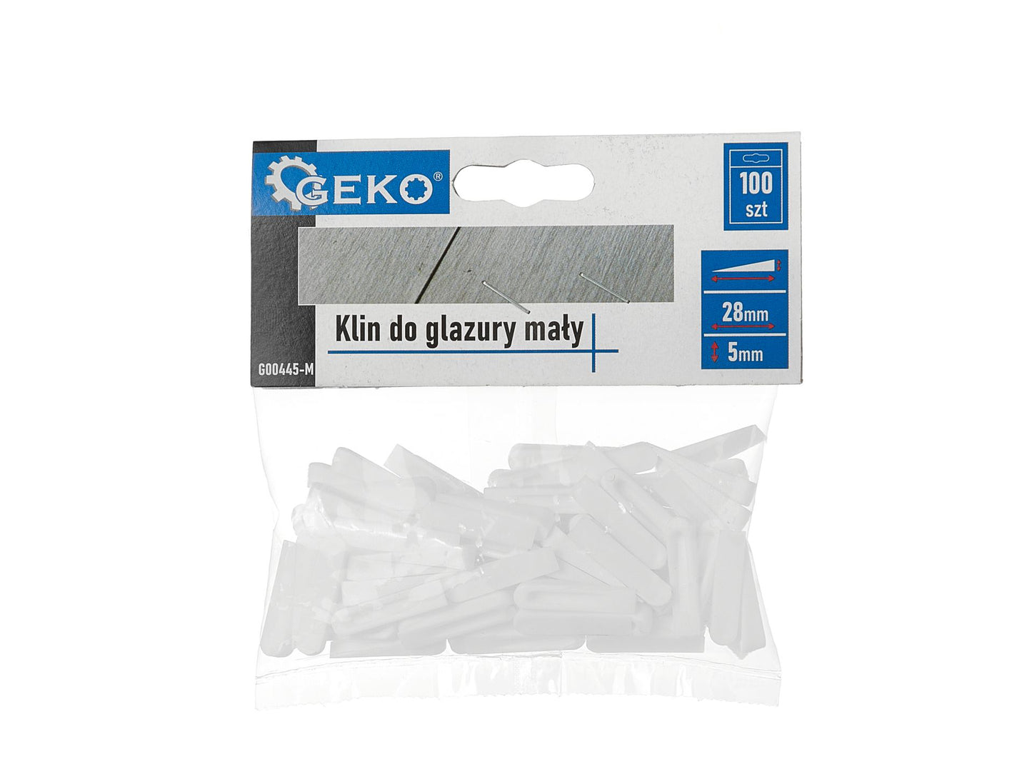 Set pene pentru gresie si faianta, 9 mm, 50 elemente, Geko G00445-D