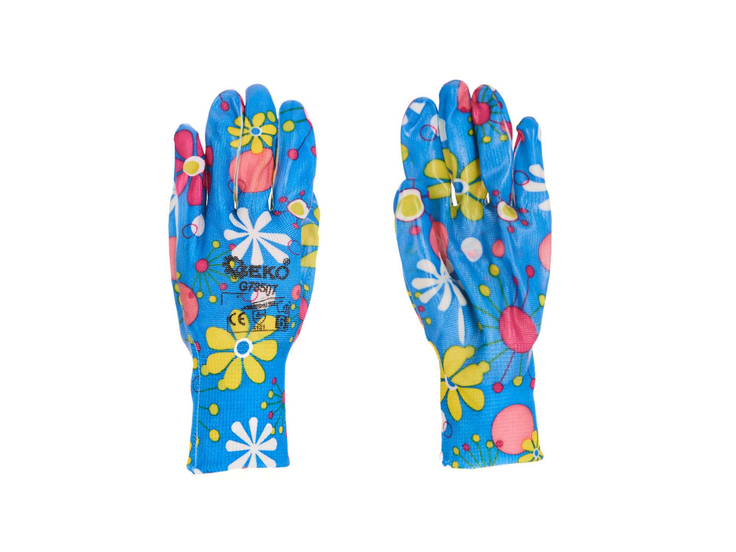 Manusi de gradina acoperite cu latex pentru femei, marimea 6, Geko G73507