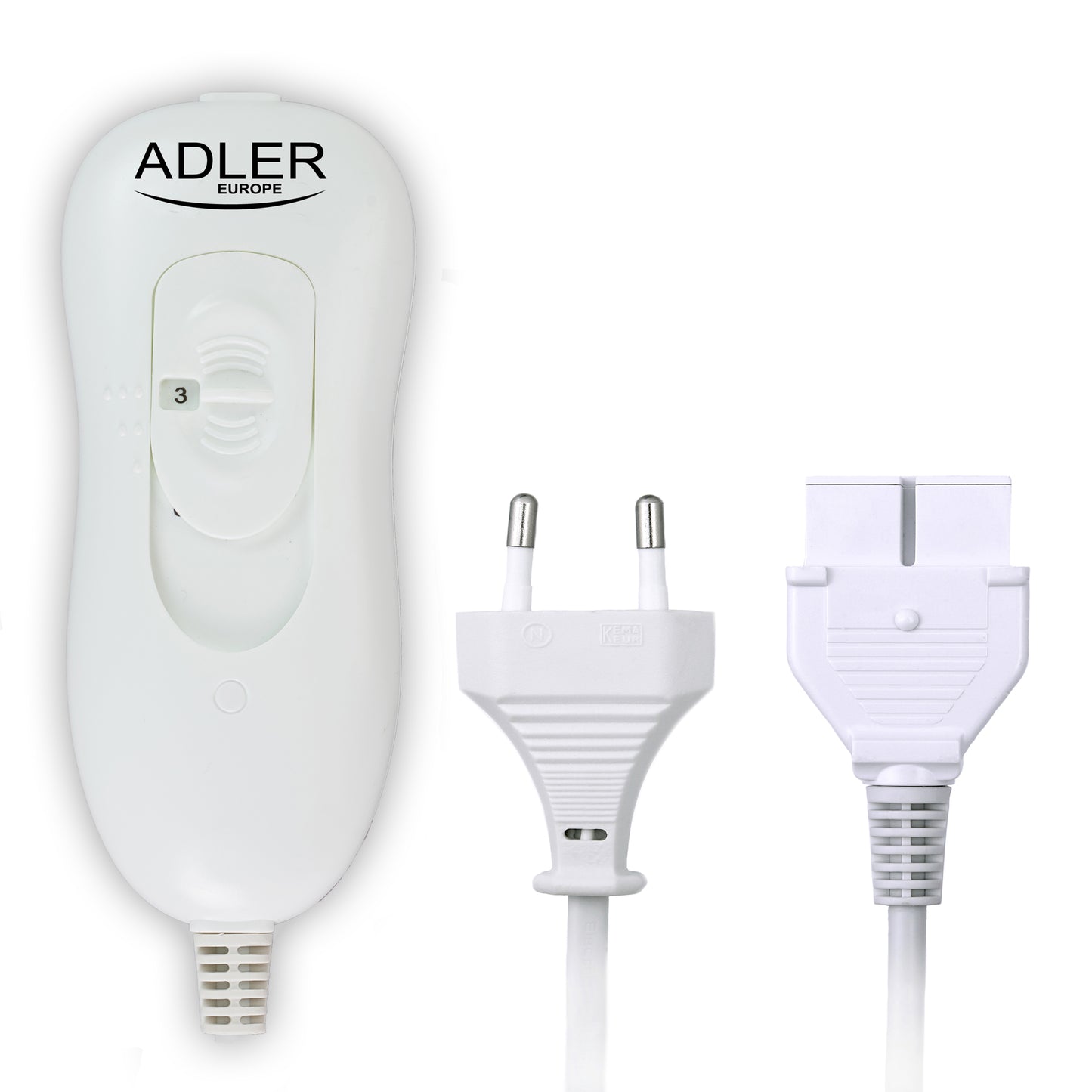 Patura electrica cu incalzire, 80 x 150 cm, gri, Adler AD7425