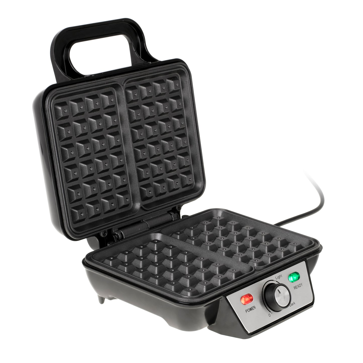 Aparat de facut vafe belgiene XL cu reglare temperatura, placi neaderente, 1600 W, Camry CR3046