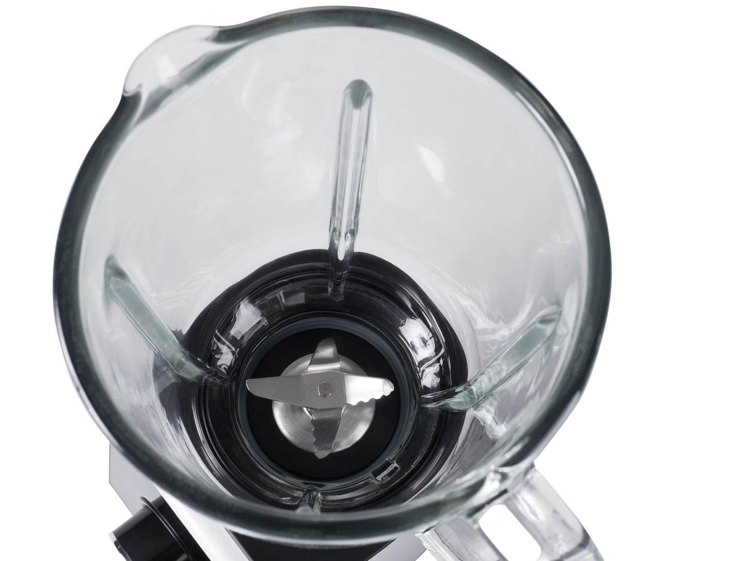 Blender, 1000 W, 22000 rpm, bol sticla 1.5 l, 4 lame, functie smoothie, zdrobire gheata, Inox / negru, Camry CR4077