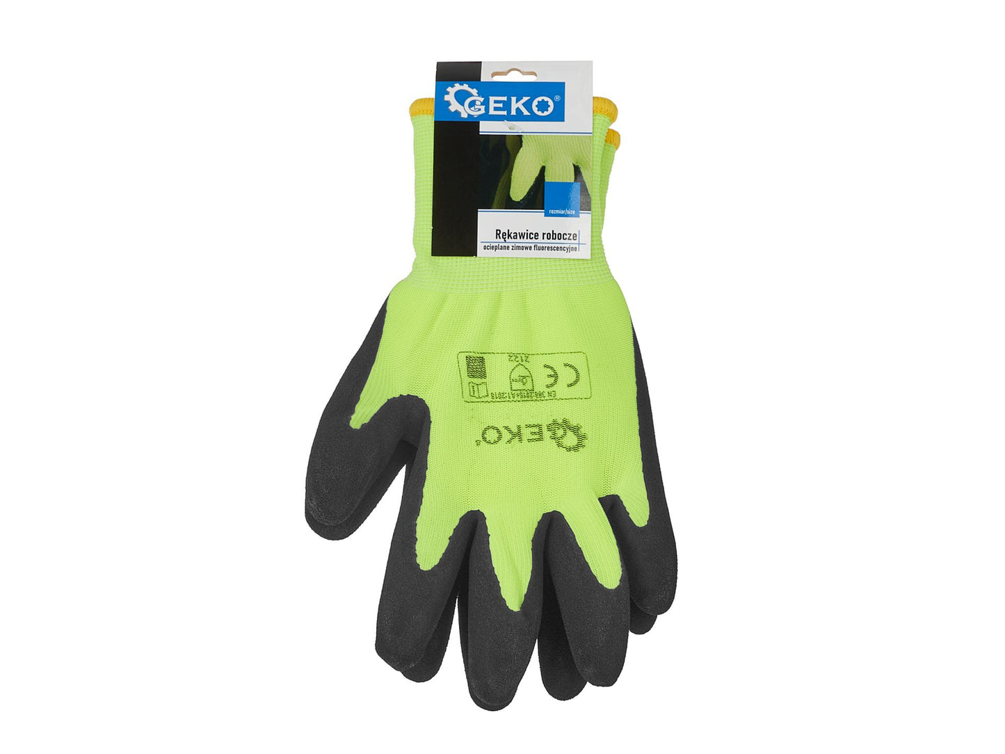 Manusi de lucru pentru iarna fosforescente, marimea 11, Geko G75003