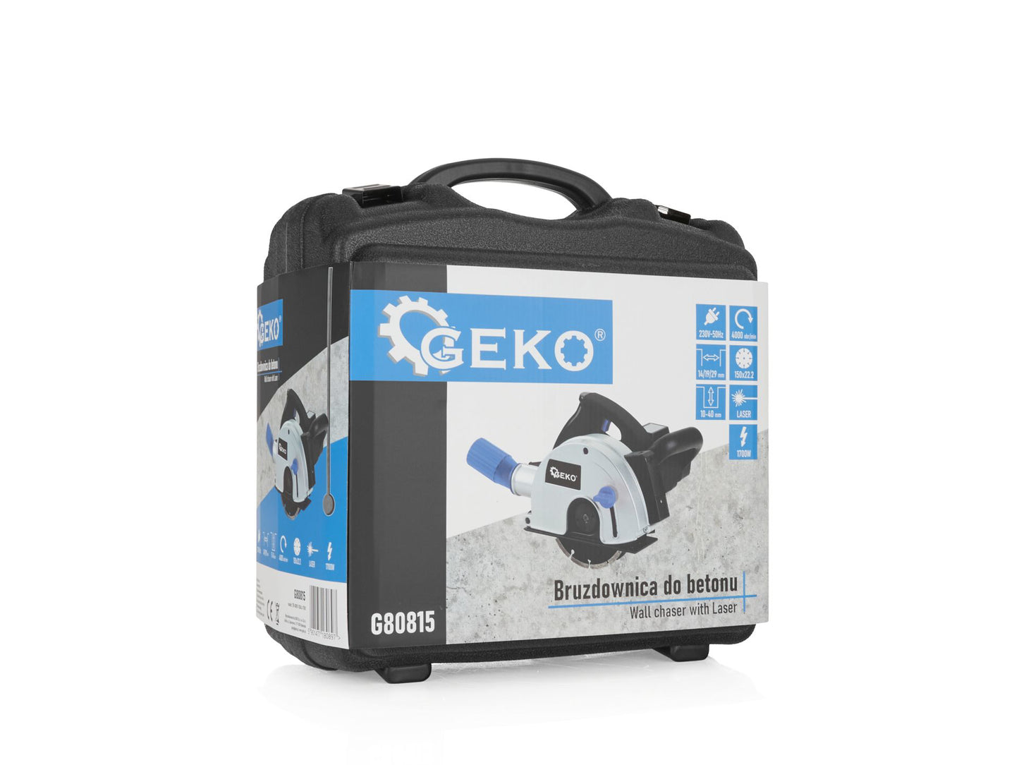 Masina de taiat caneluri in perete, 1700 W, Geko G80815