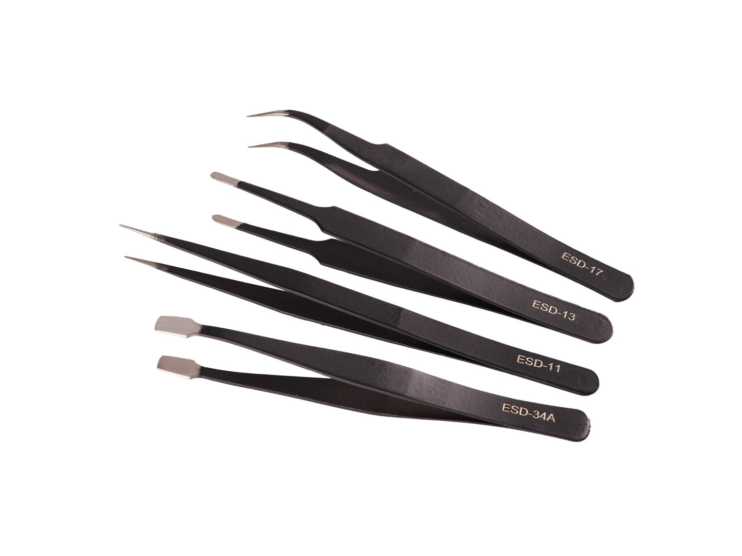 Set pensete metalice de precizie, 9 elemente, Geko G02709