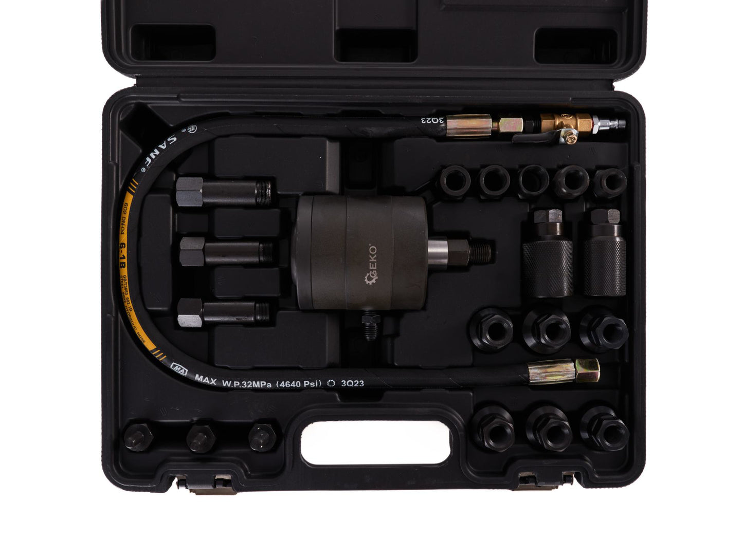 Extractor pneumatic pentru injectoare cu adaptoare, Geko G02654