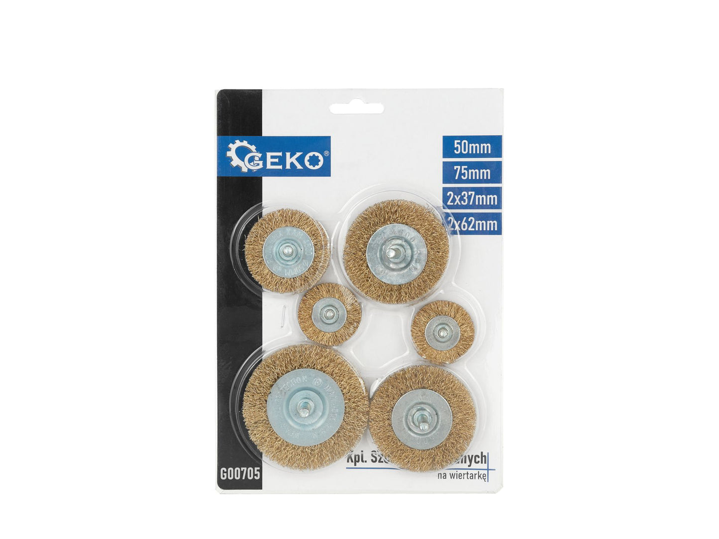 Set perii de sarma pentru bormasina, 6 elemente, Geko G00705