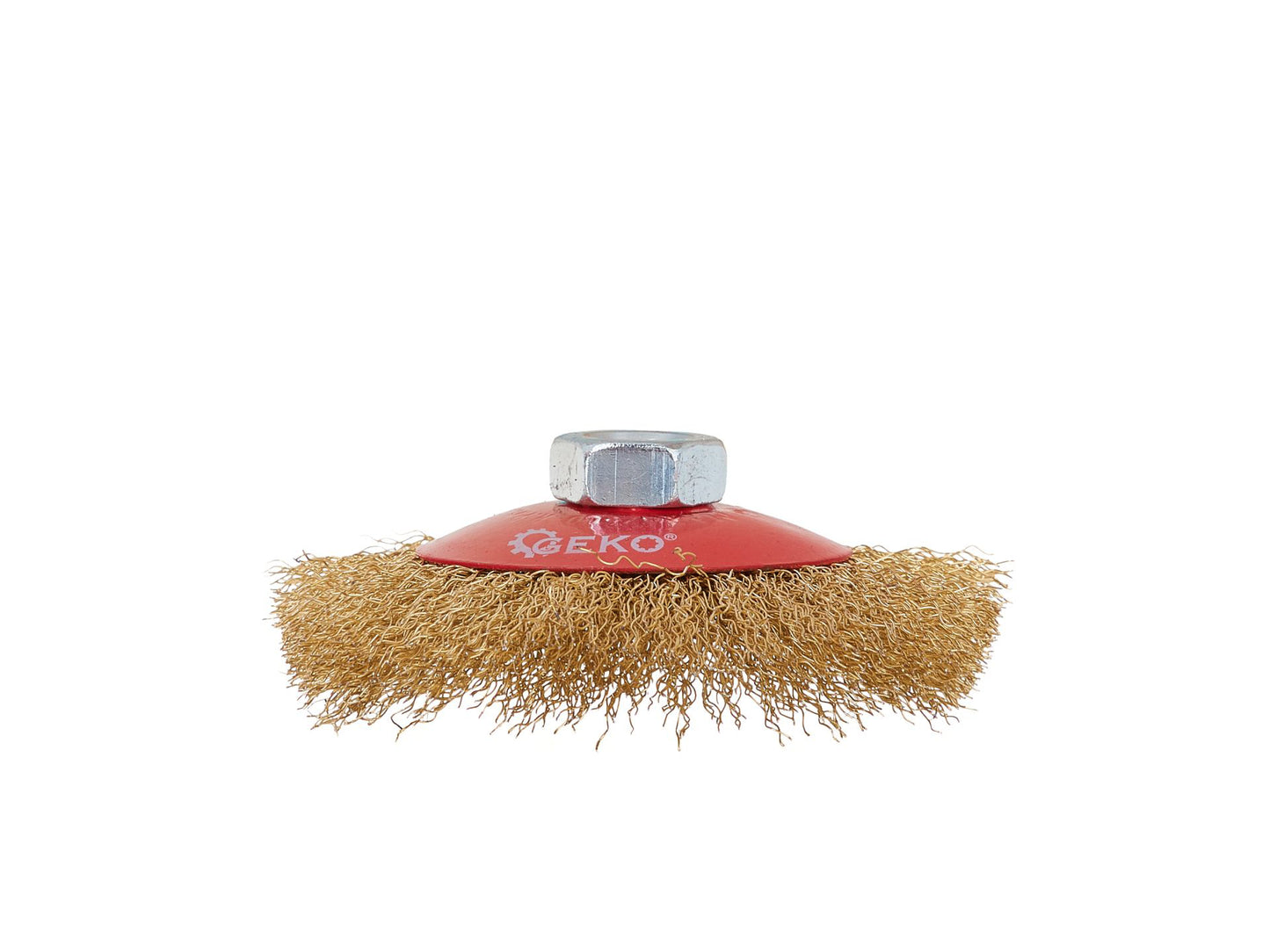 Perie de sarma tesita din otel, 100 mm, Geko G00600-1