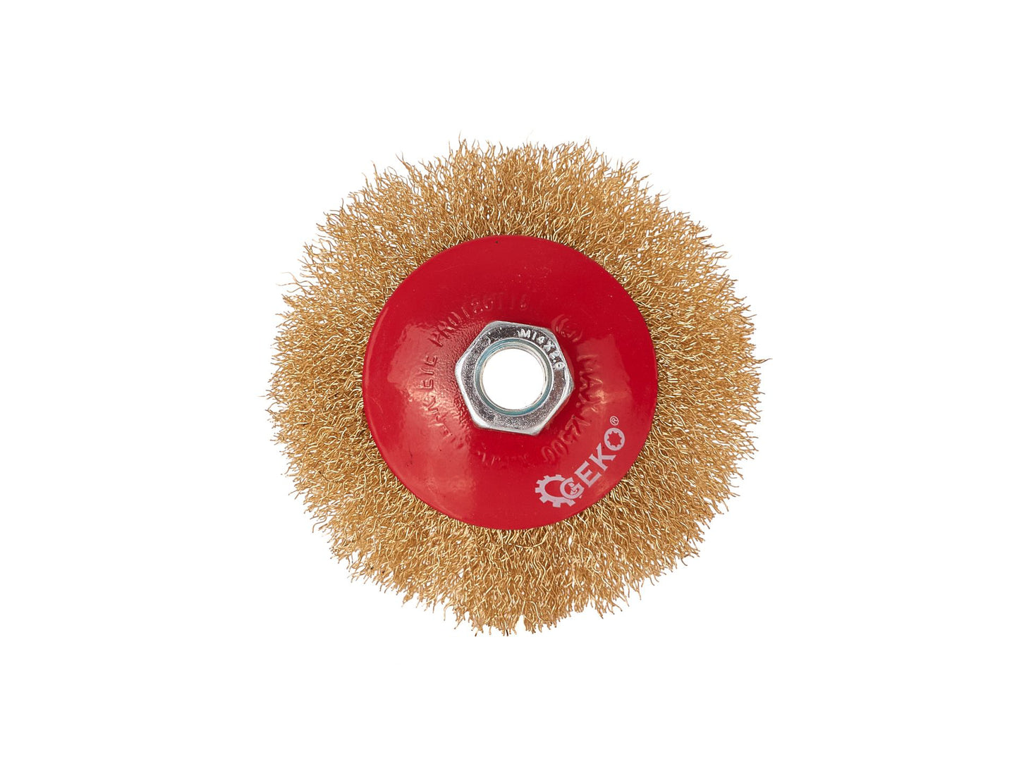 Perie de sarma tesita din otel, 100 mm, Geko G00600-1