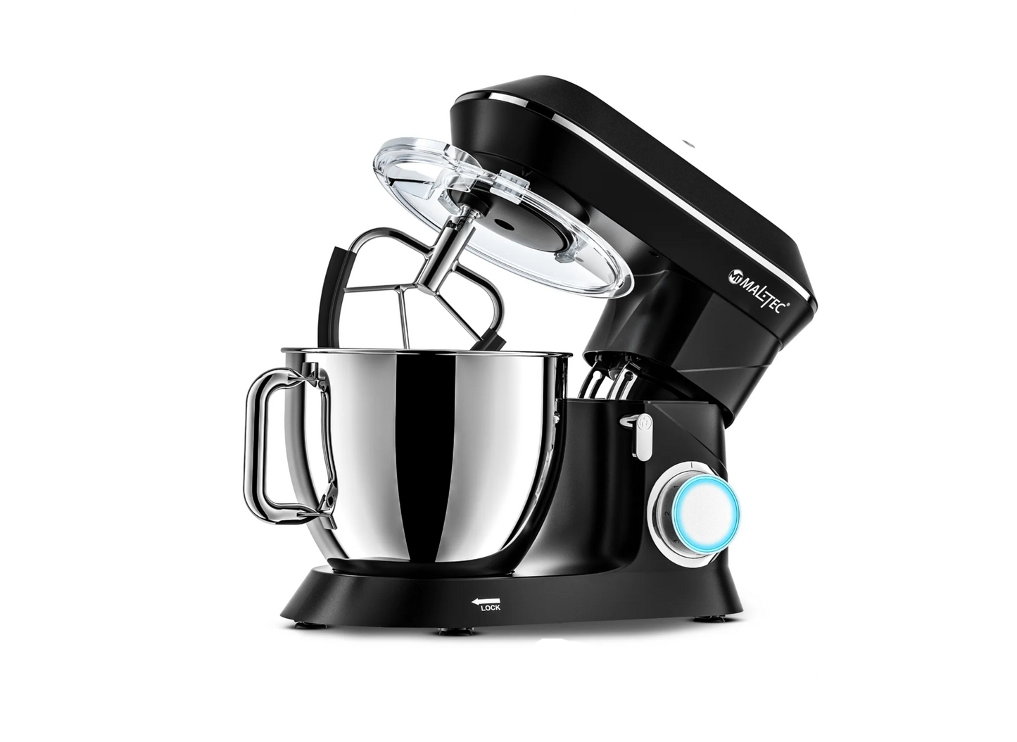 Robot de bucatarie MaltecChef2200W cu accesorii, negru, MalTec 110763