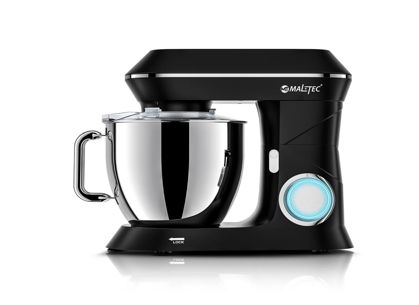 Robot de bucatarie MaltecChef2200W cu accesorii, negru, MalTec 110763