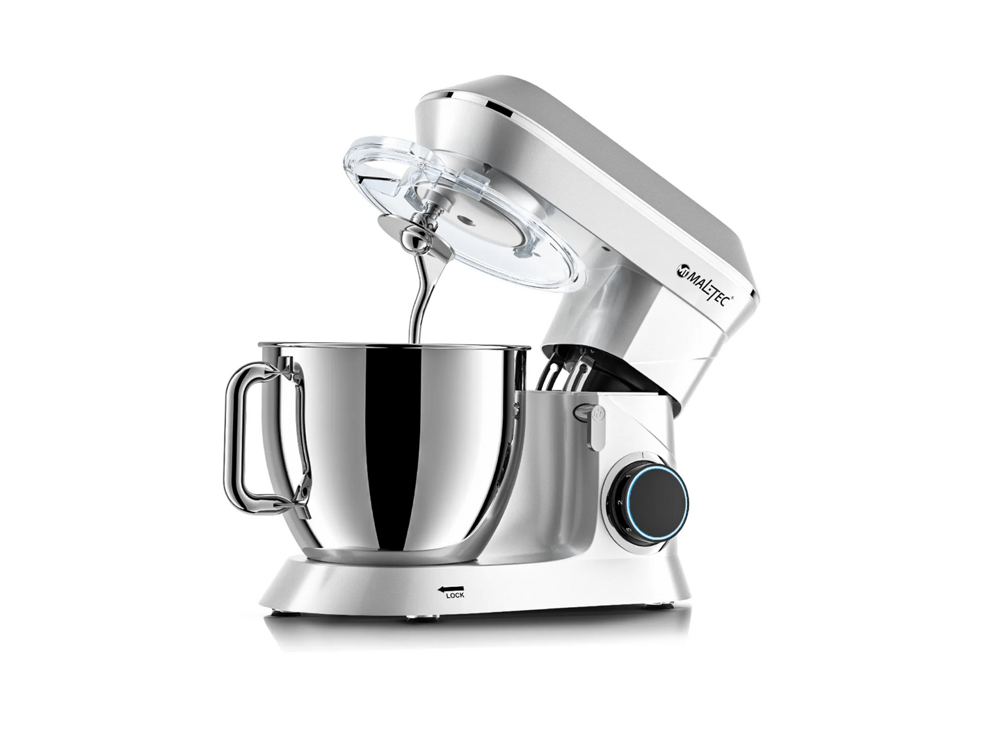 Robot de bucatarie MalTecChef2200W cu accesorii, argintiu, MalTec 110764