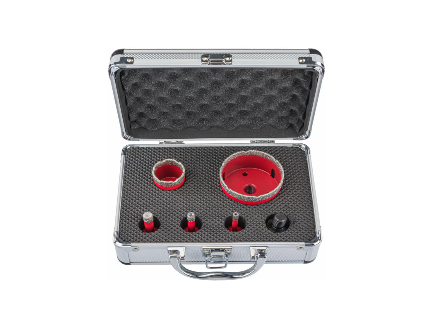 Set carote diamantate, 6-68 mm, prindere M14, HEX, 5 elemente, Red Technic RTZOD0045