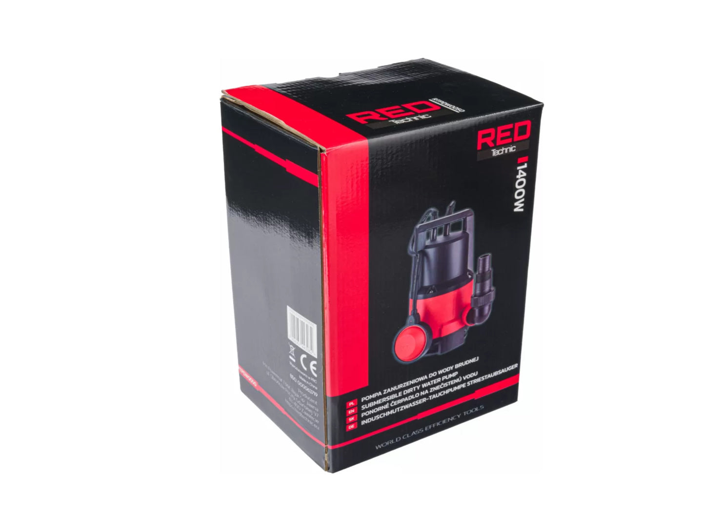 Pompa submersibila cu plutitor, 1400 W, Red Technic RTPDW0050