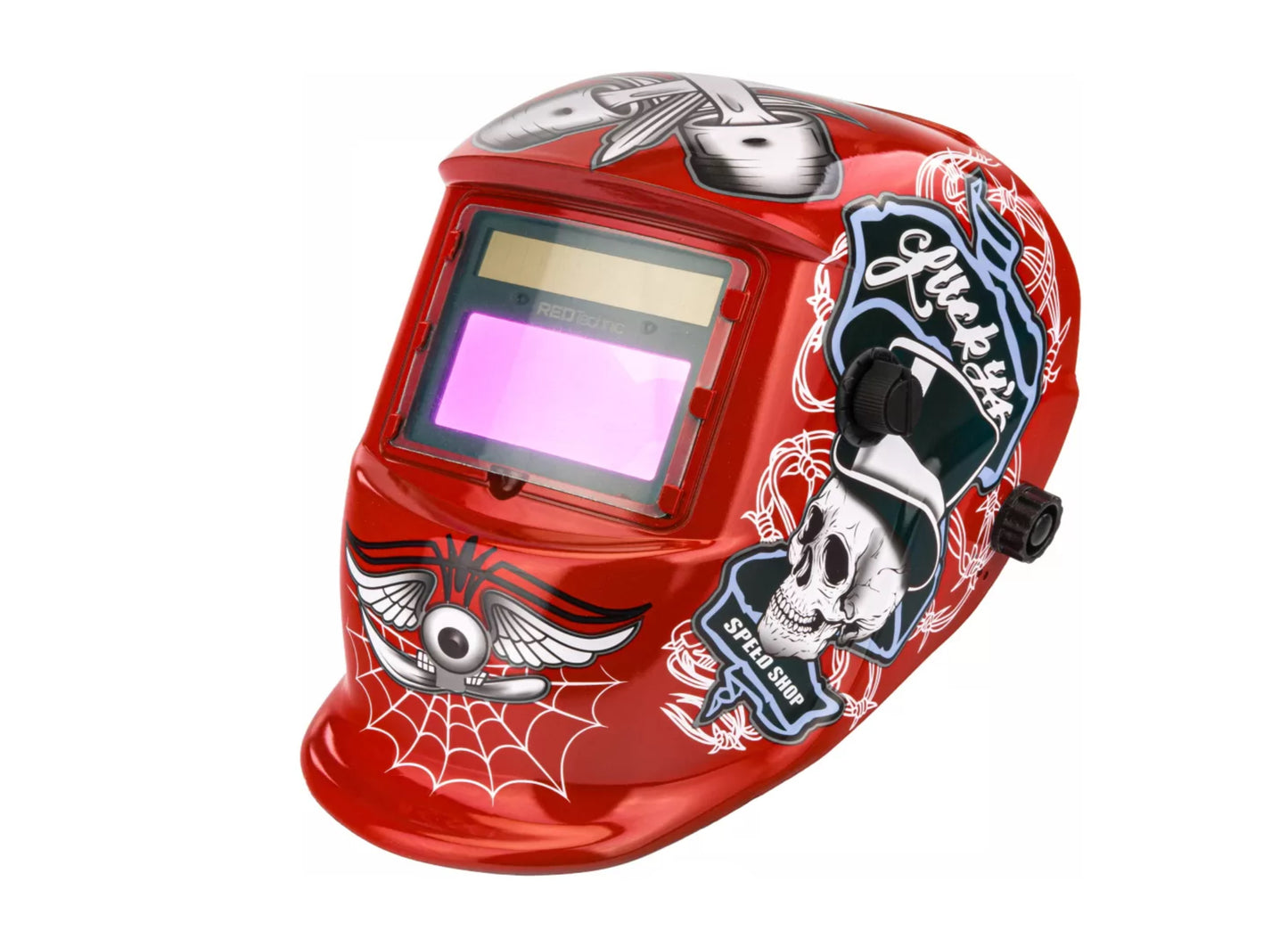 Casca de sudura cu autointunecare, Red Technic RTAPS0061