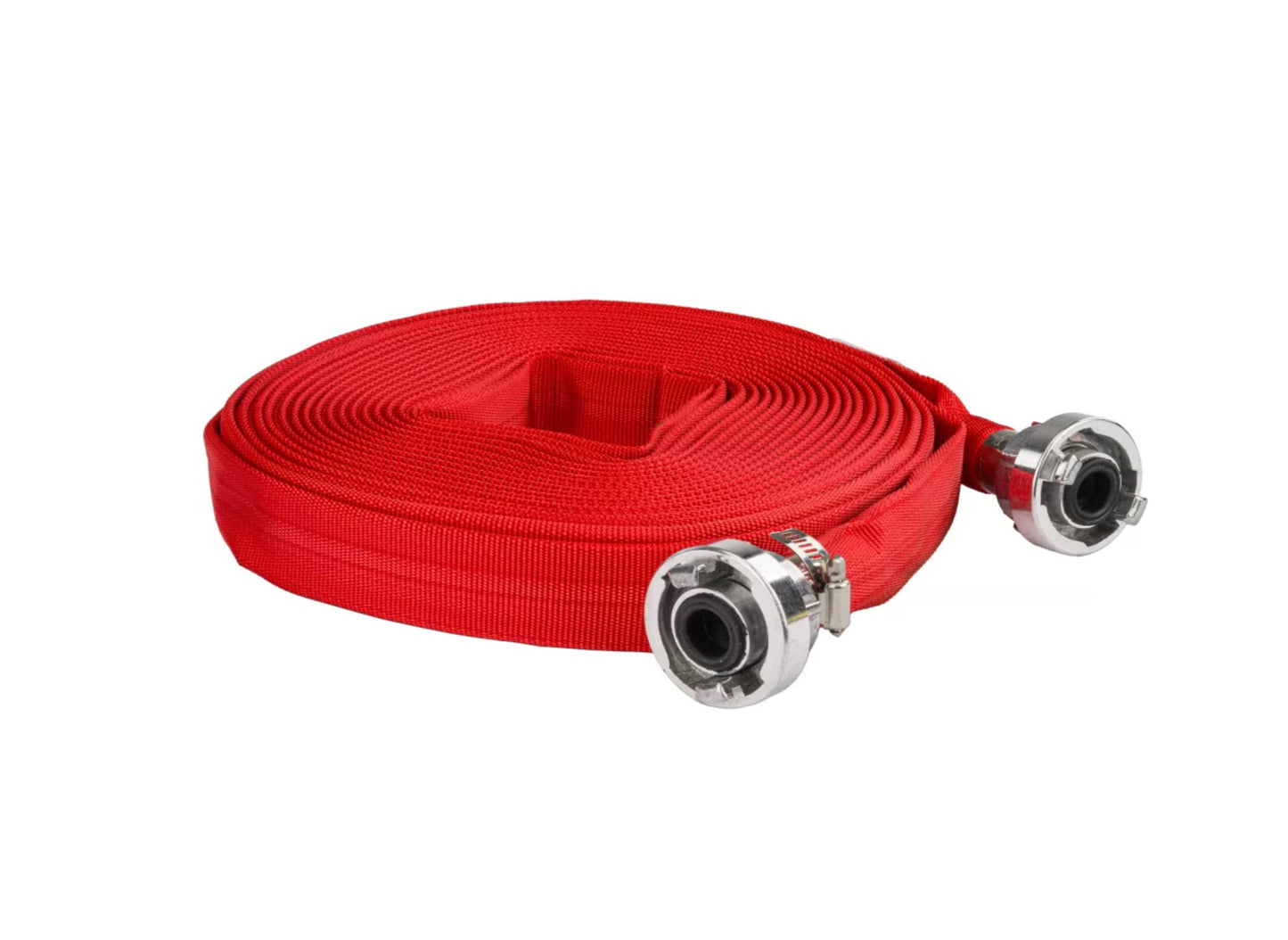 Furtun tip pompier cu conector rapid, 1", 20 m, 8 bar, Red Technic RTWS0065