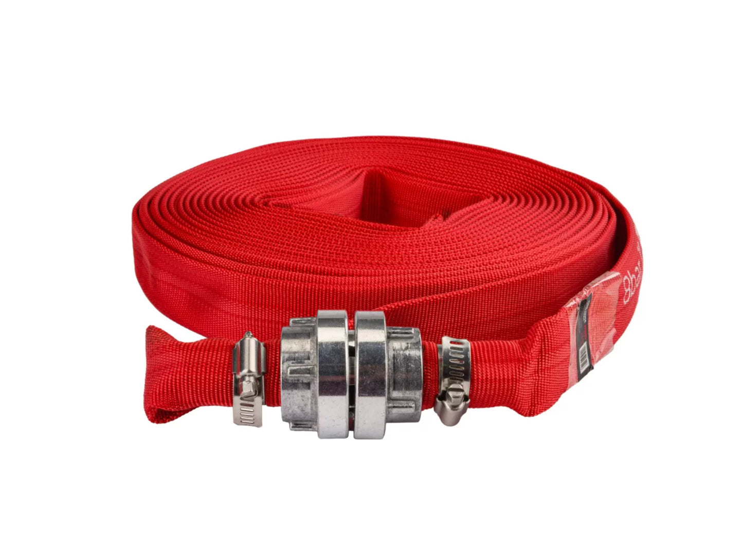 Furtun tip pompier cu conector rapid, 1", 20 m, 8 bar, Red Technic RTWS0065