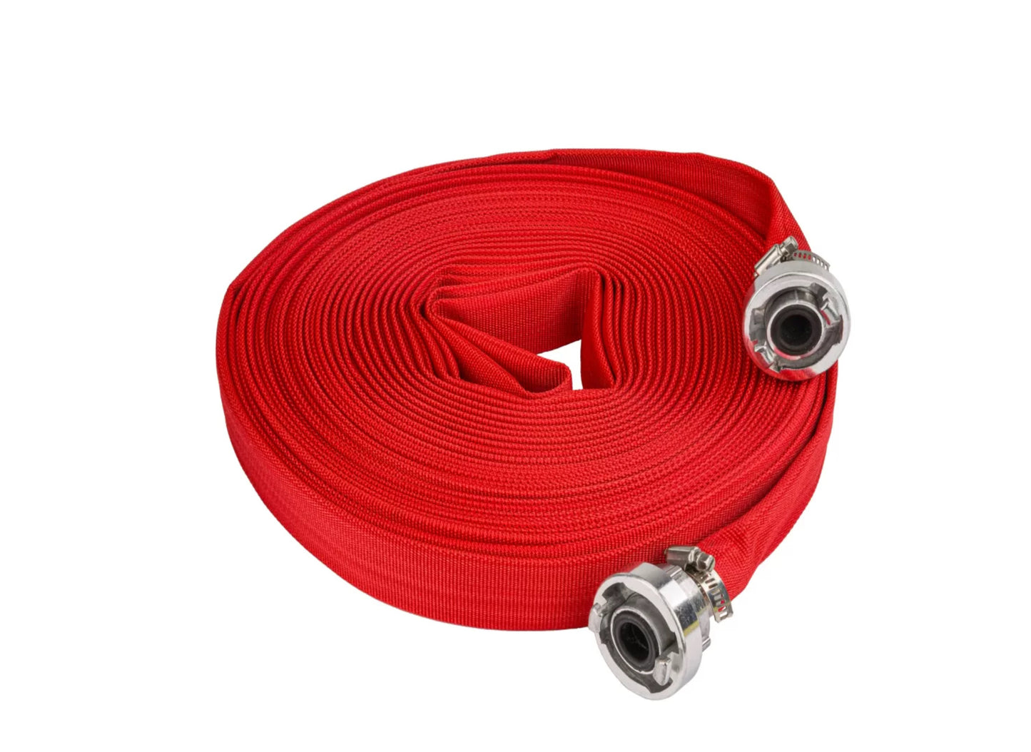 Furtun tip pompier cu conector rapid, 1", 30 m, 8 bar, Red Technic RTWS0066