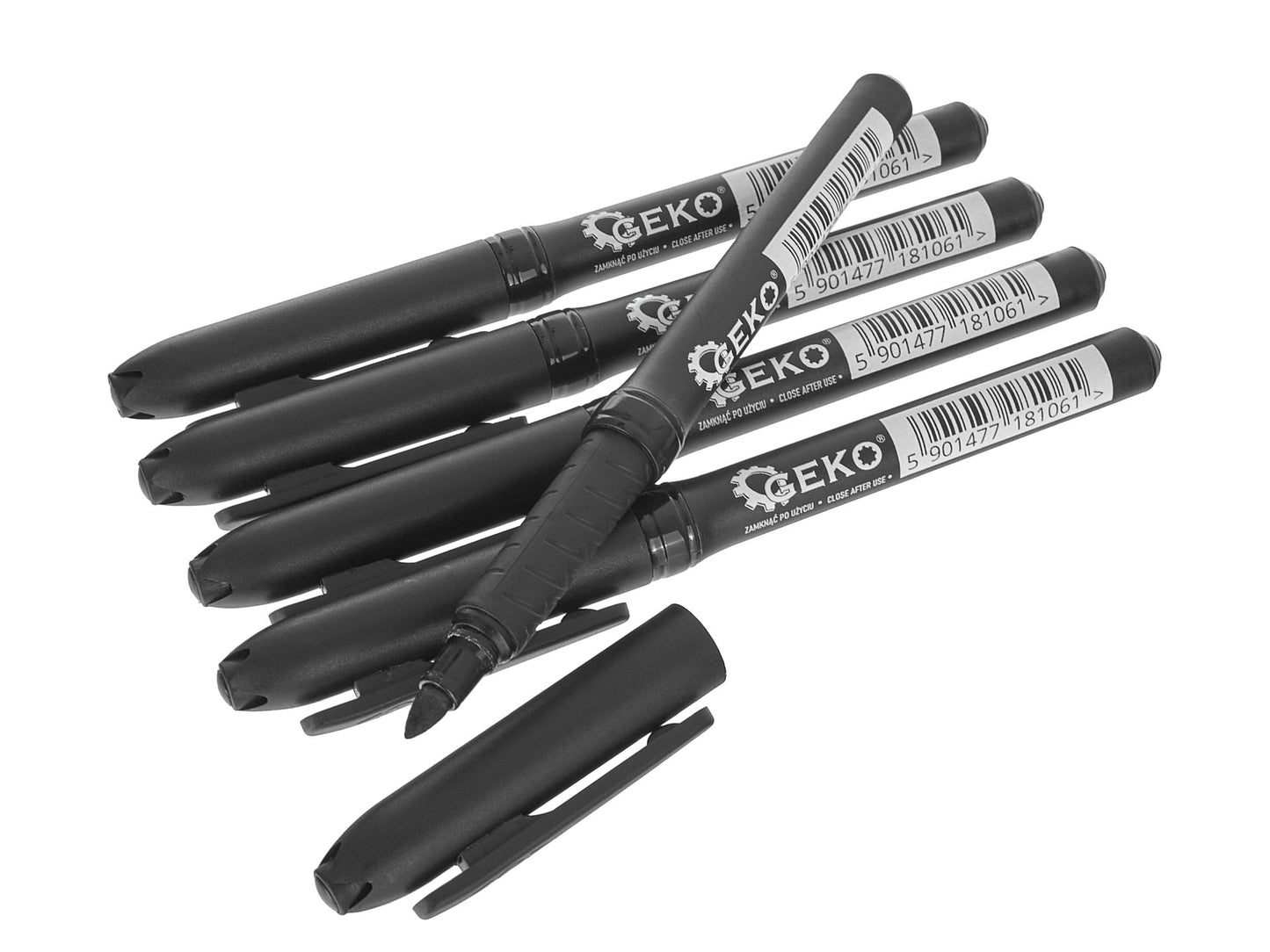 Set markere permanente pentru constructii, 24 elemente, Geko G29020A