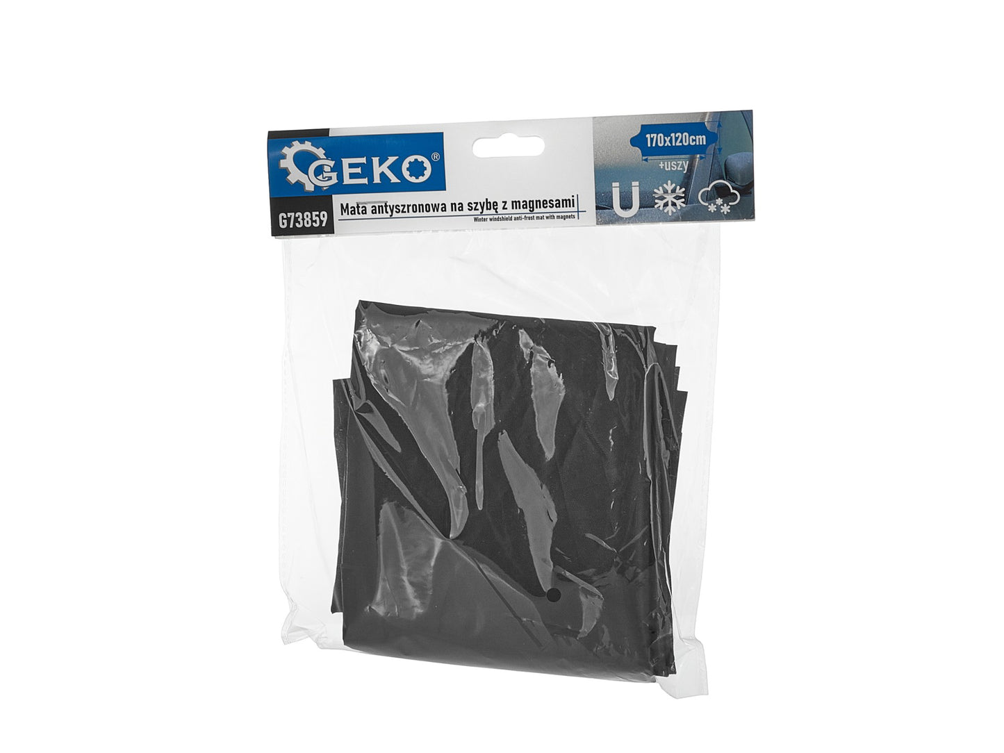 Prelata pentru parbriz cu magneti rezistenta la inghet, 170 x 120 cm, Geko G73859