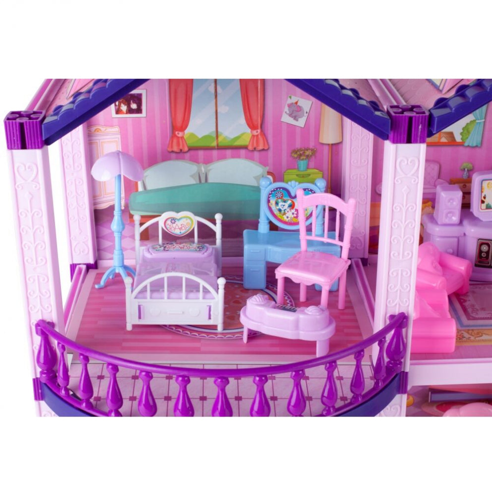 Casuta pentru papusi si ponei cu accesorii, MalPlay 108467