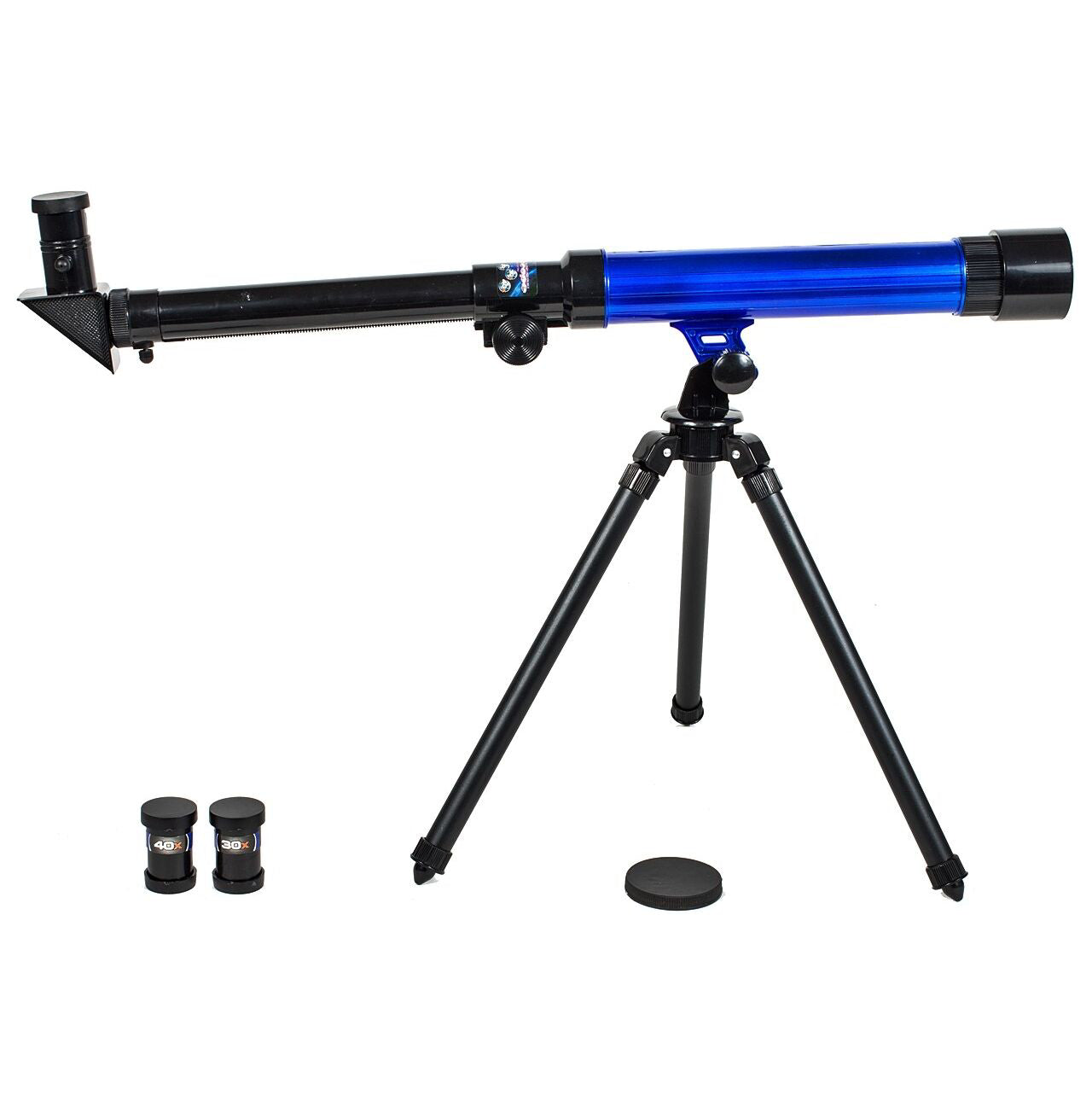 Telescop de jucarie cu stativ si 3 oculare pentru copii, MalPlay 104182