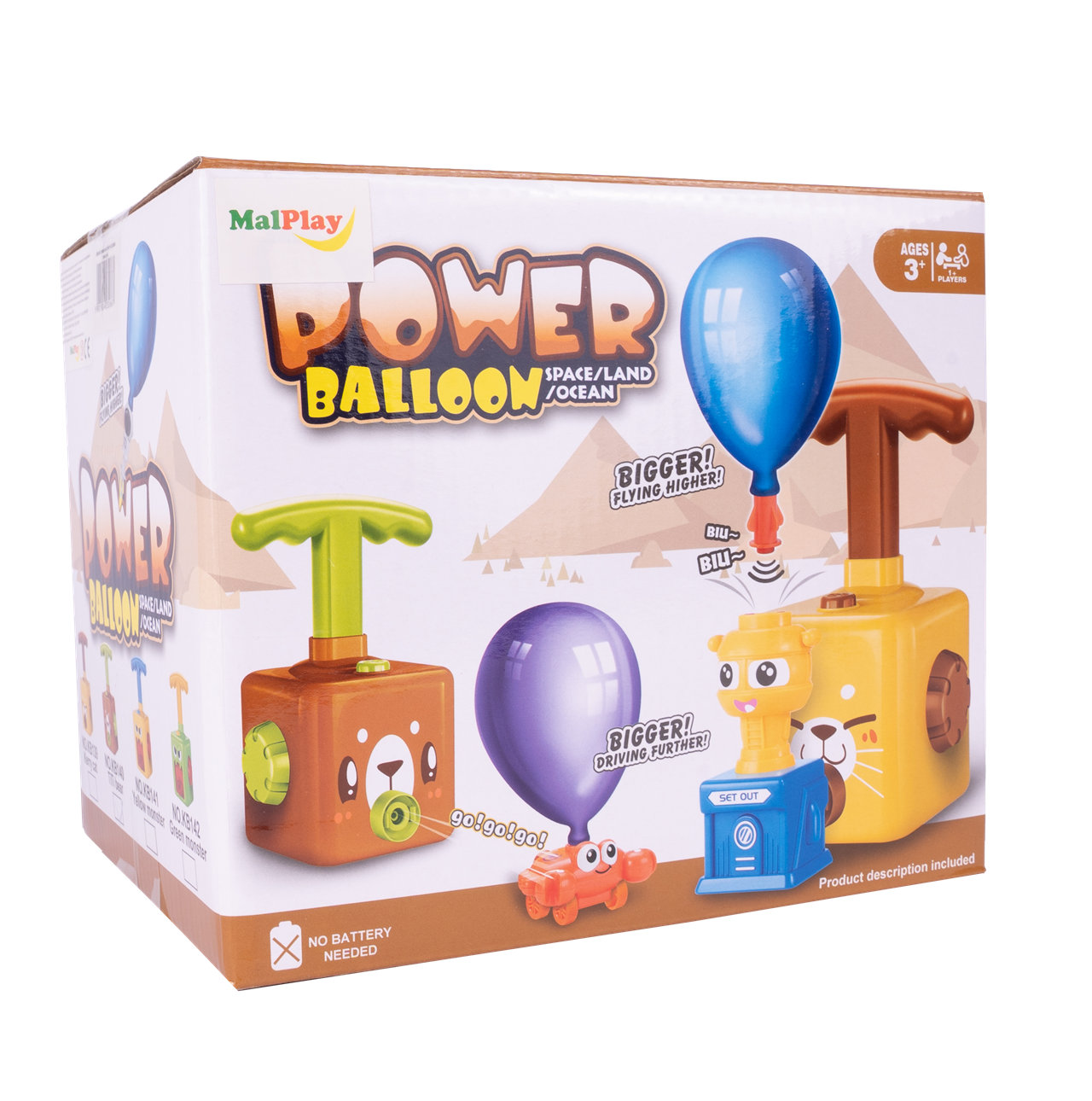 Lansator de baloane in forma de ursulet, MalPlay 110214