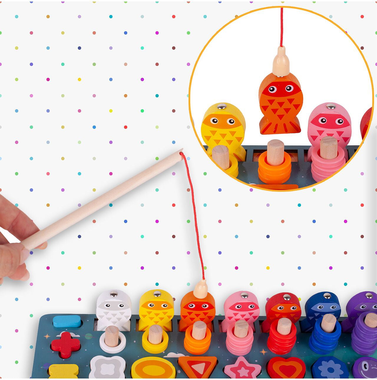 Placa cu activitati educationale Montessori, MalPlay 109657