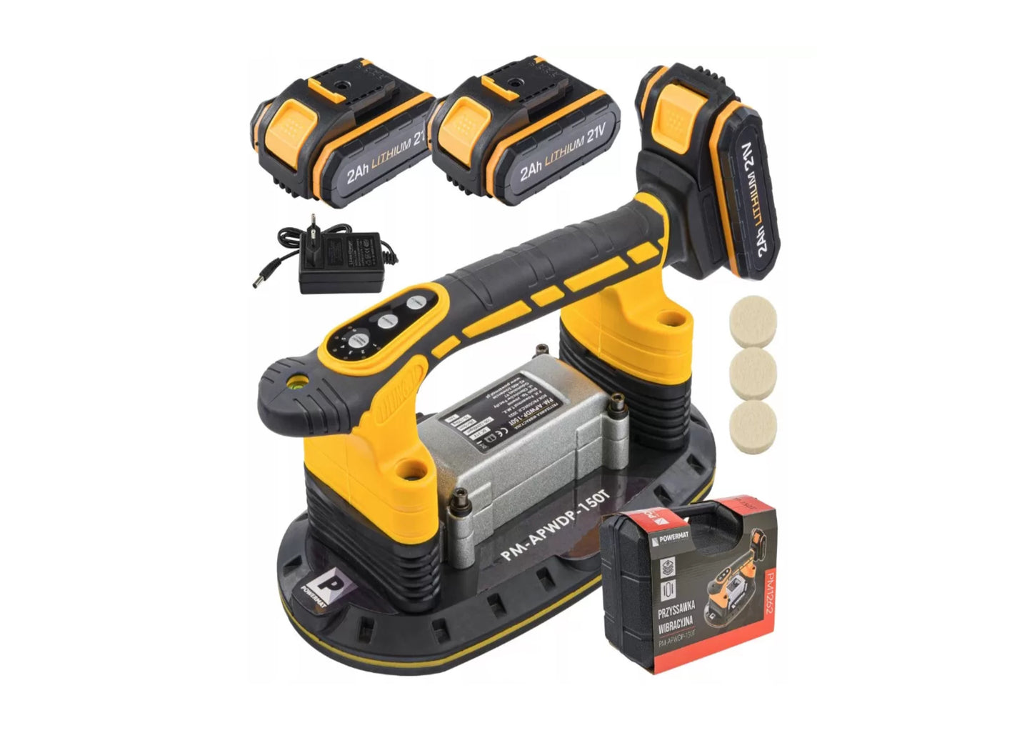 Ventuza vibranta cu acumulator PM-APWDP-150T, 2 x 21 V, Powermat PM1262