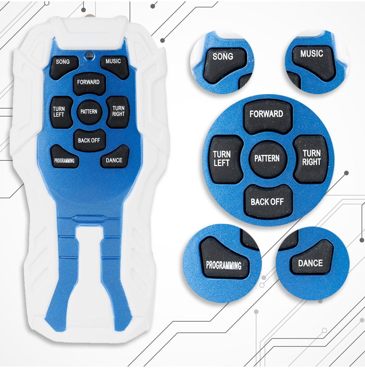 Robot interactiv dansator, 23 cm, MalPlay 109720