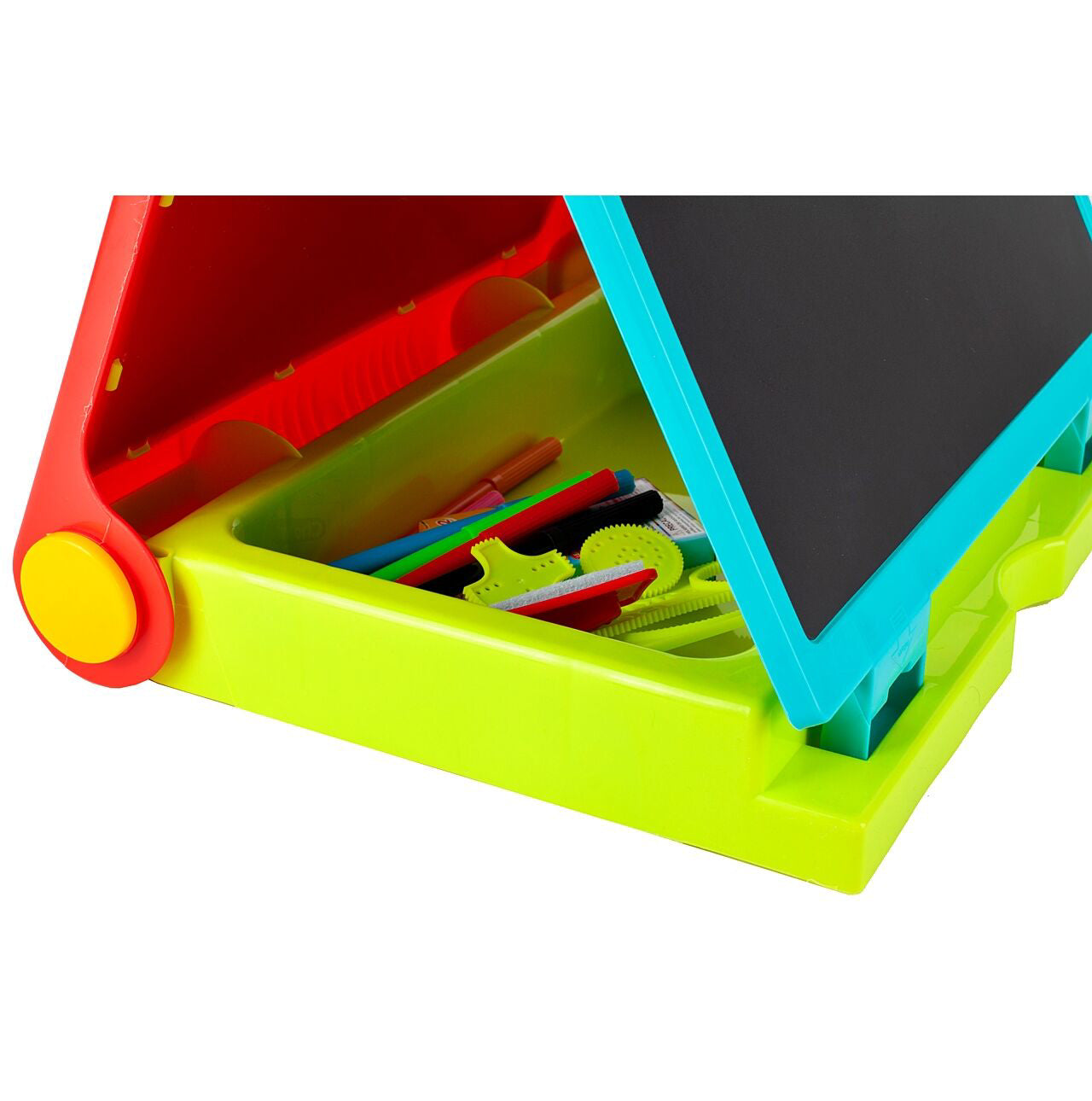 Tabla portabila 2 in 1 pentru desenat, 26 x 19 cm, MalPlay 104609