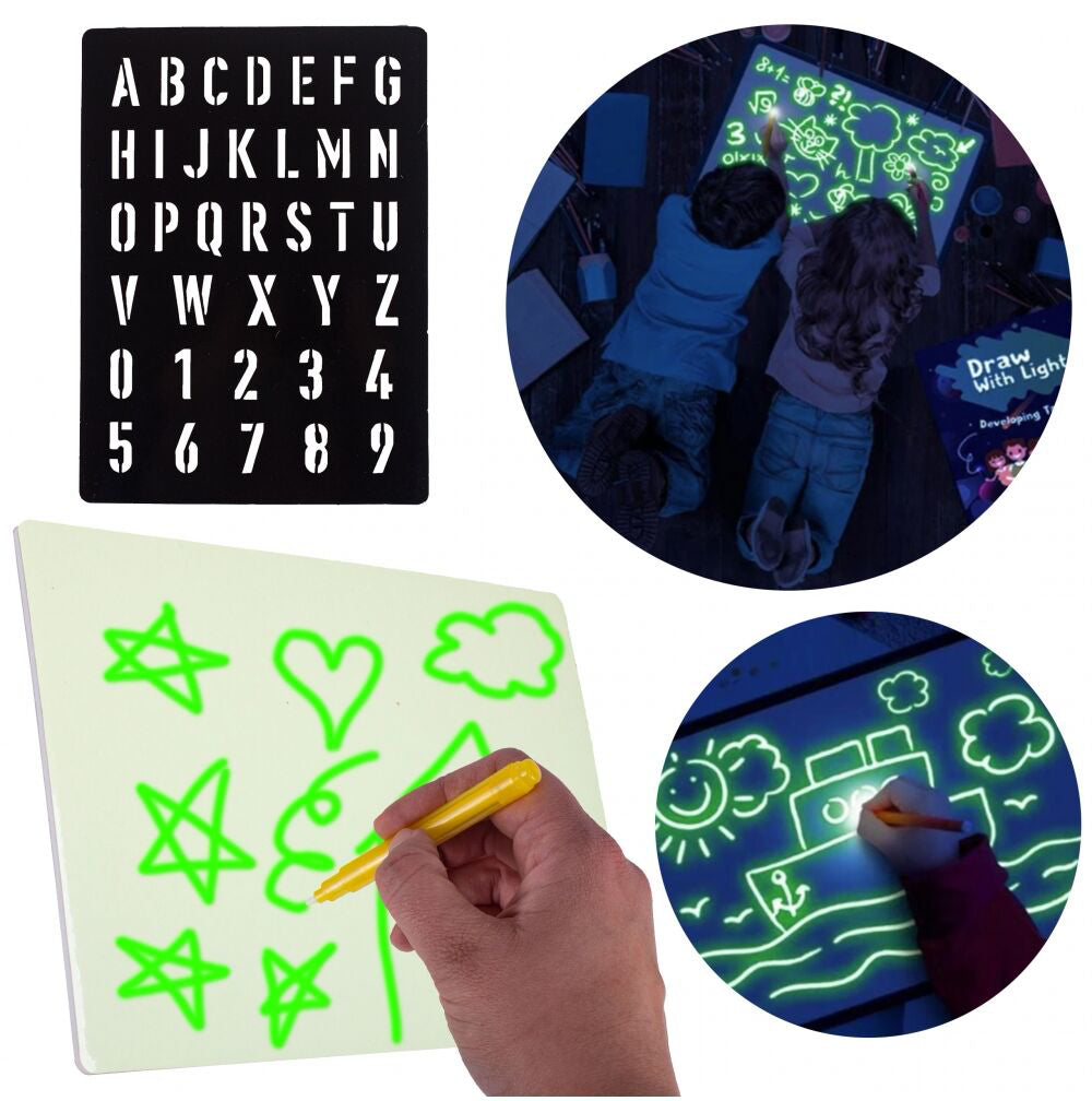 Tablita pentru desenat, 33 x 23 x 1 cm, negru, MalPlay 108709