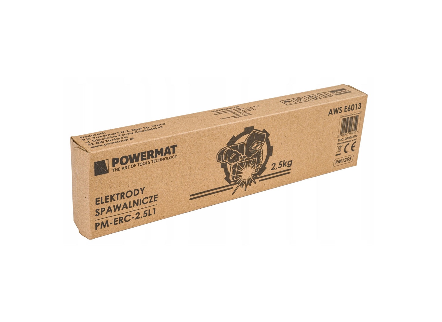 Electrozi rutilici de sudura MMA PM-ERC-2.5L1, 2.5 mm, 2.5 kg, Powermat PM1255