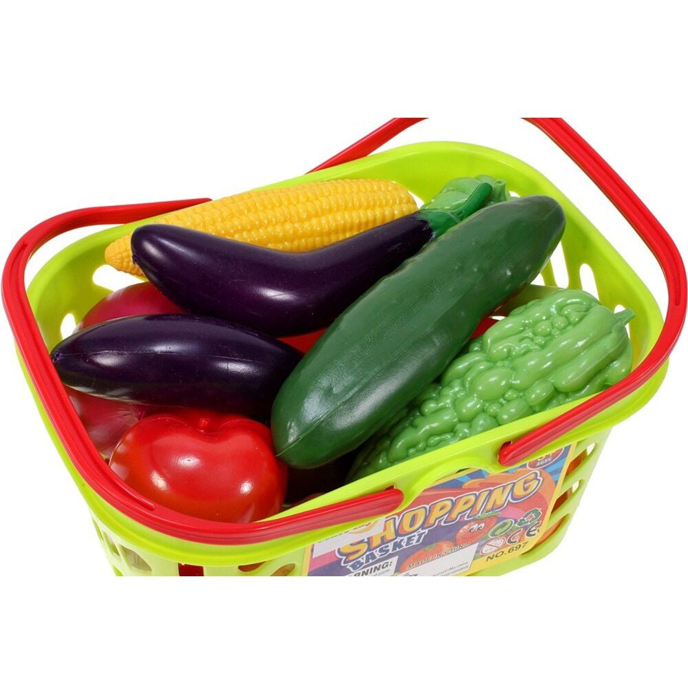 Cos de cumparaturi cu 20 de legume, MalPlay 101185
